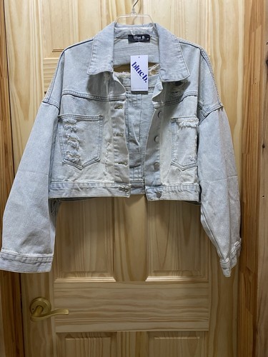 Giacca jeans blu denim - blu,