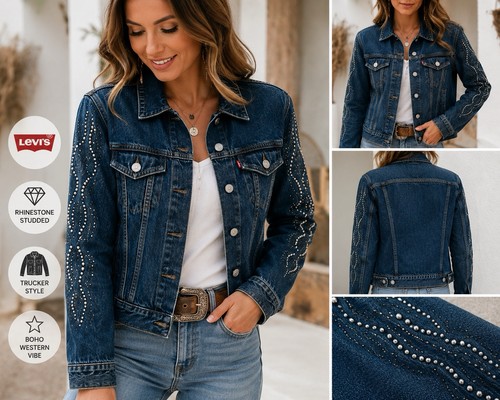 Giacca levi denim donna m - giacca,