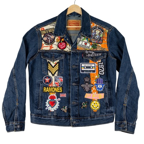 Giacca denim vintage levi - giacca,