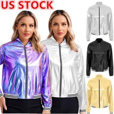 Giacca donna metallizzata