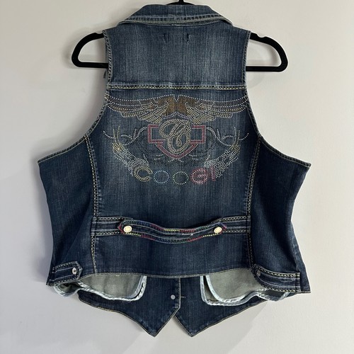 Coogi couture gilet denim - couture,