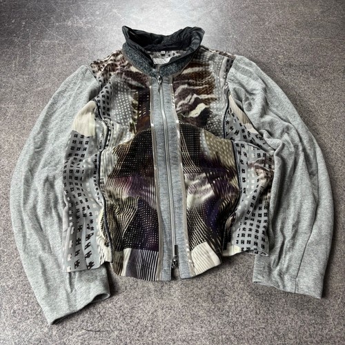 Giacca vintage stampa astratta - vintage,