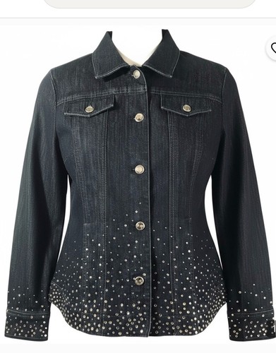 Giacca jeans chicos platino - giacca,