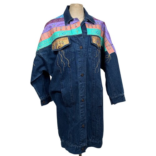 Giacca spolverino denim
