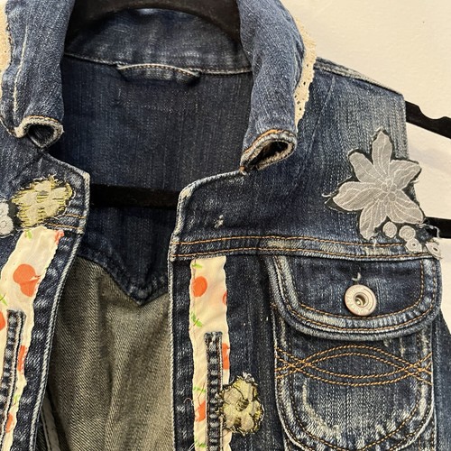 Gilet jeans denim boho - jeans,