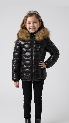 Giubbotto blauer bambina nero - giubbotto,