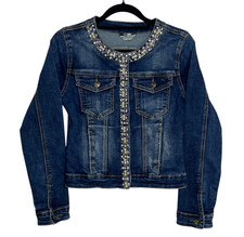 Giacca denim blu donna S/36