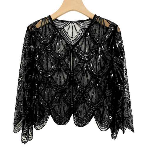 Cardigan donna paillettes
